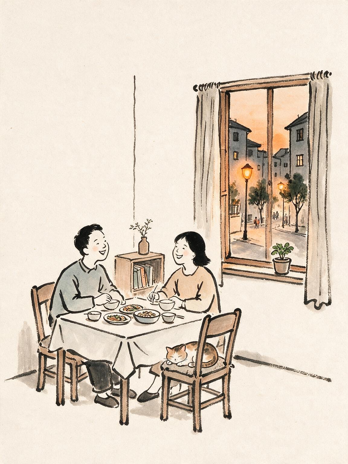 一屋两人三餐四季，就是我们最甜美的数字世界